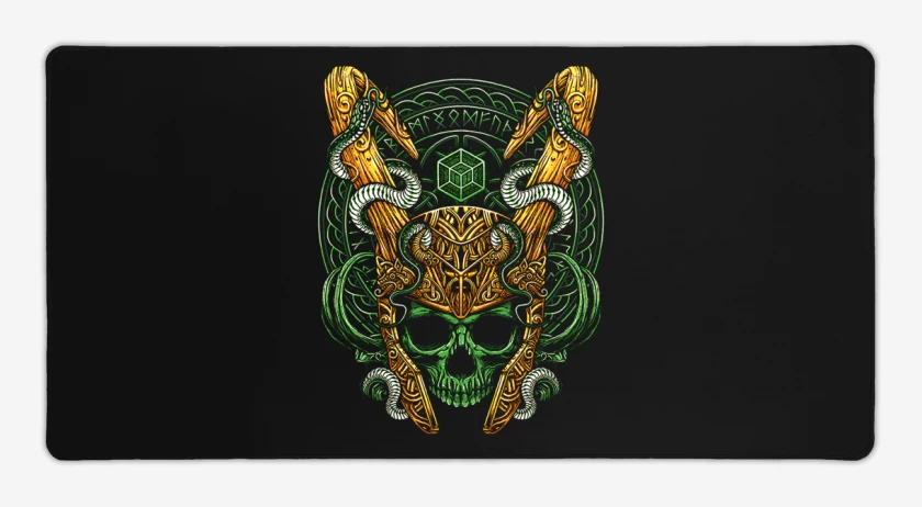 Mouse pad Gamer Negro de Lokiloki