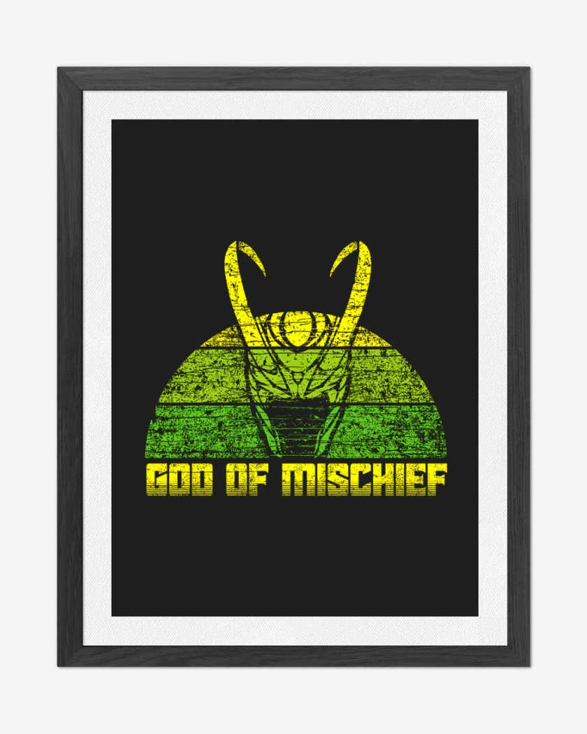 Cuadro decorativo god of mischief