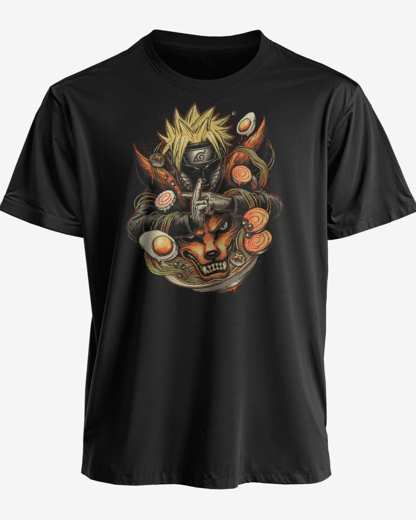 Polera premium Negro de Naruto