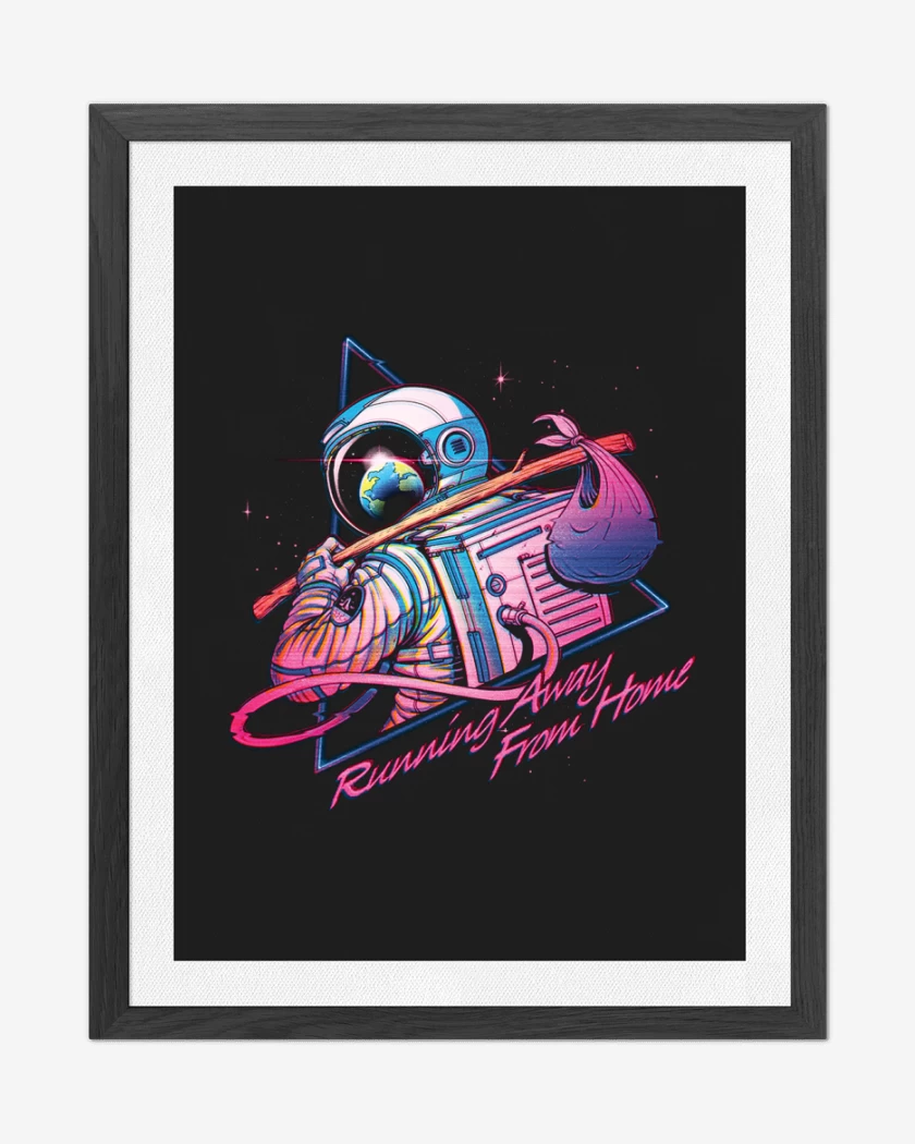 Cuadro decorativo Negro de De la espacial