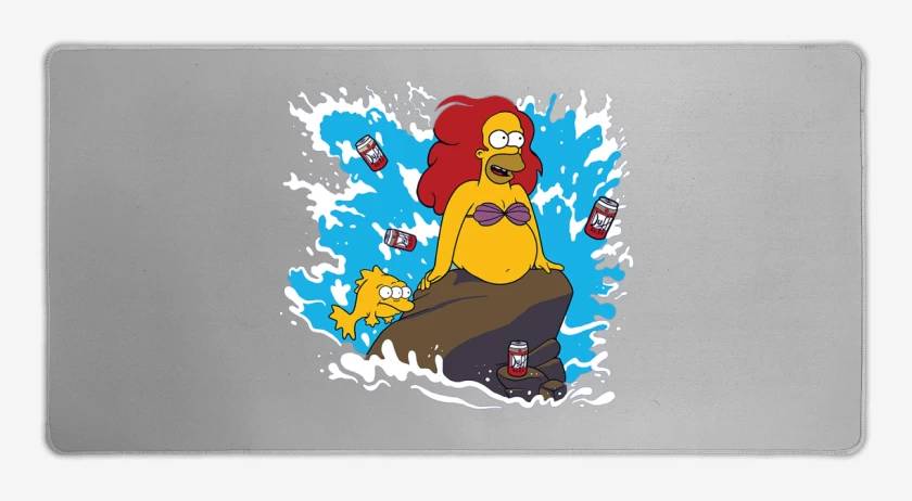 Mouse pad Gamer Gris Melange de Homero definitivo