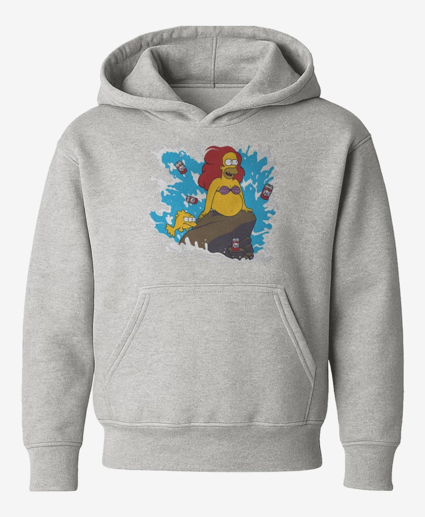 Poleron de niño Gris Melange de Homero definitivo