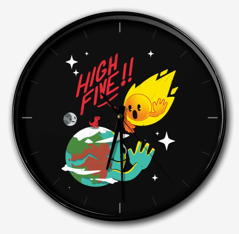Reloj Negro de High five