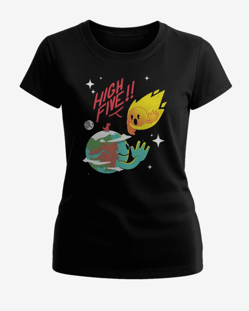 Polera de Mujer Negro de High five