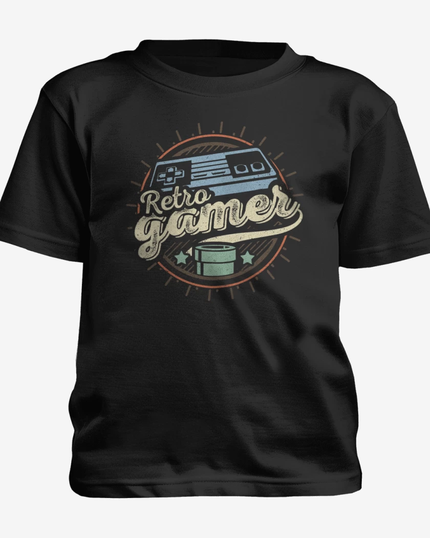 Polera de niño Negro de New Retro gamer