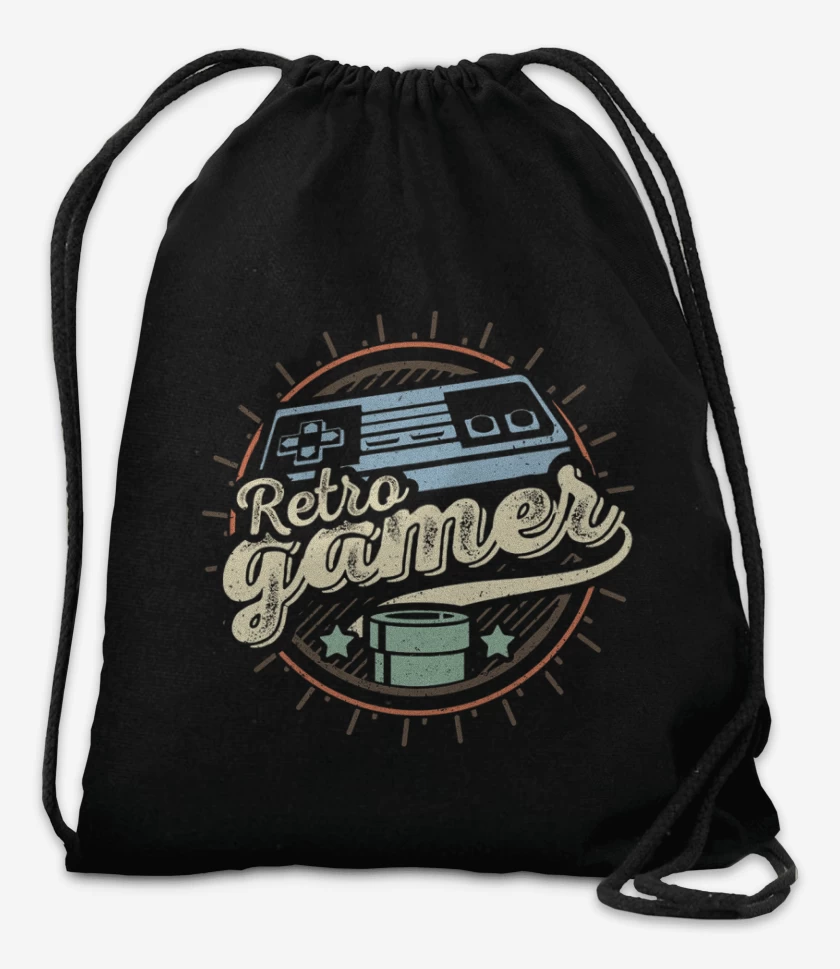 Mochila Negro de New Retro gamer