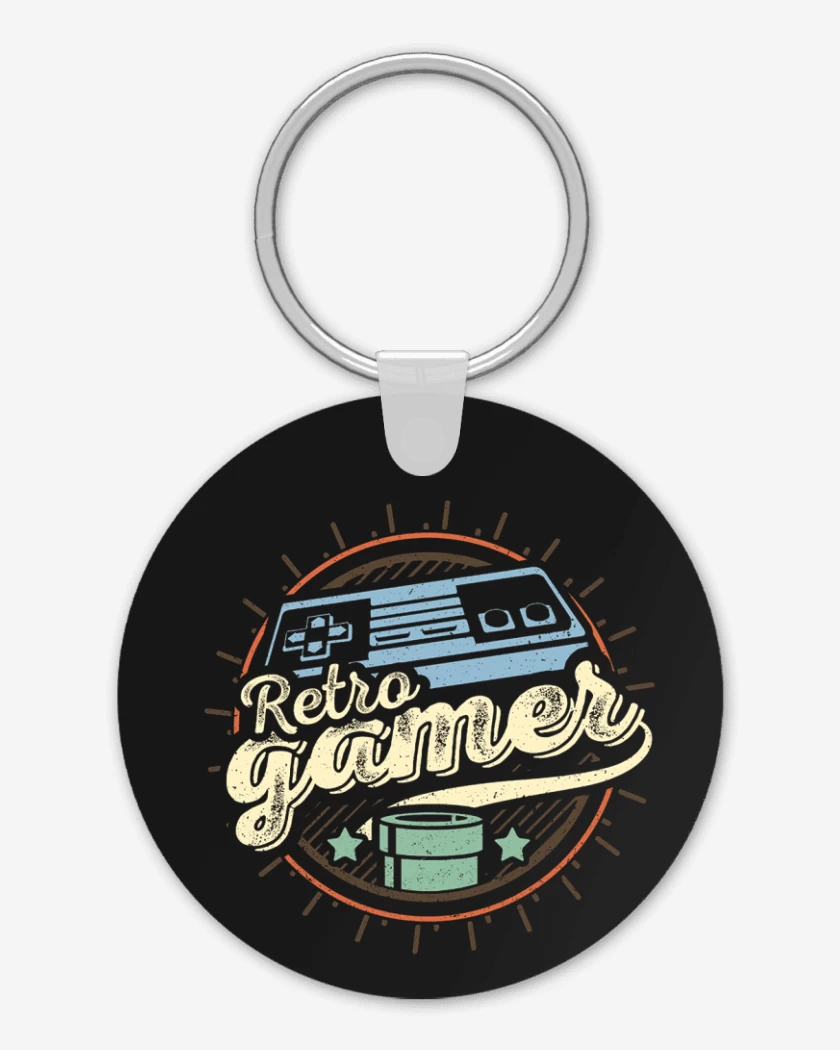 Llavero Negro de New Retro gamer