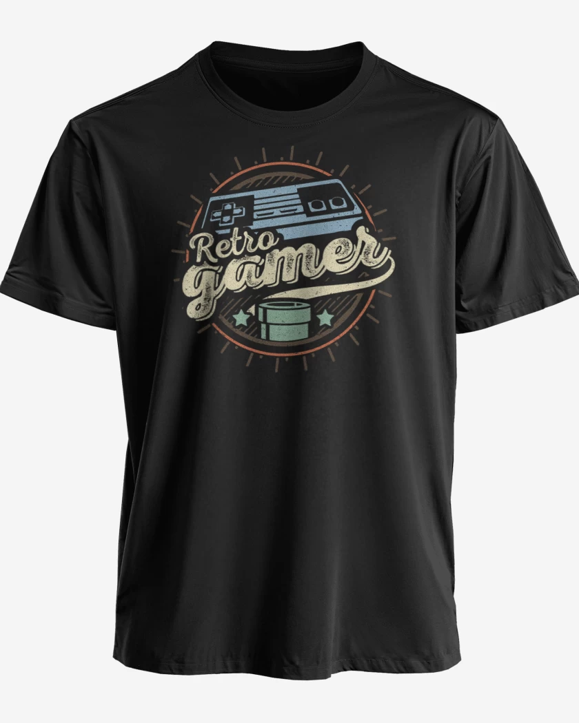 Polera premium Negro de New Retro gamer