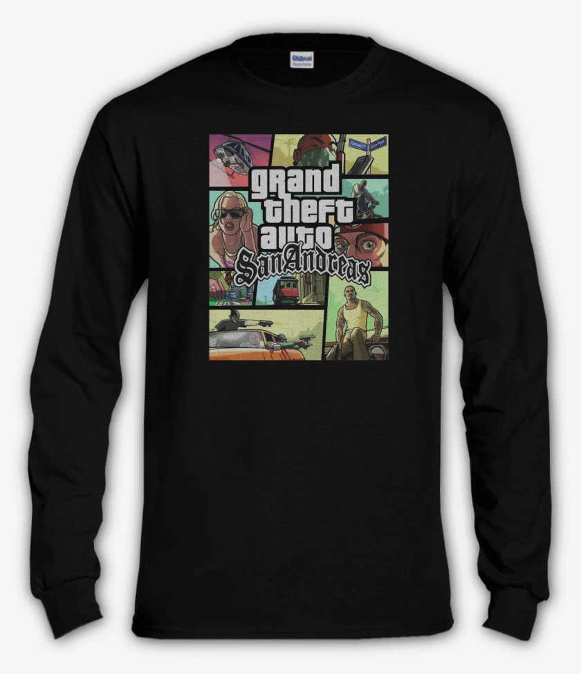 Polera manga larga GTA San Andreas