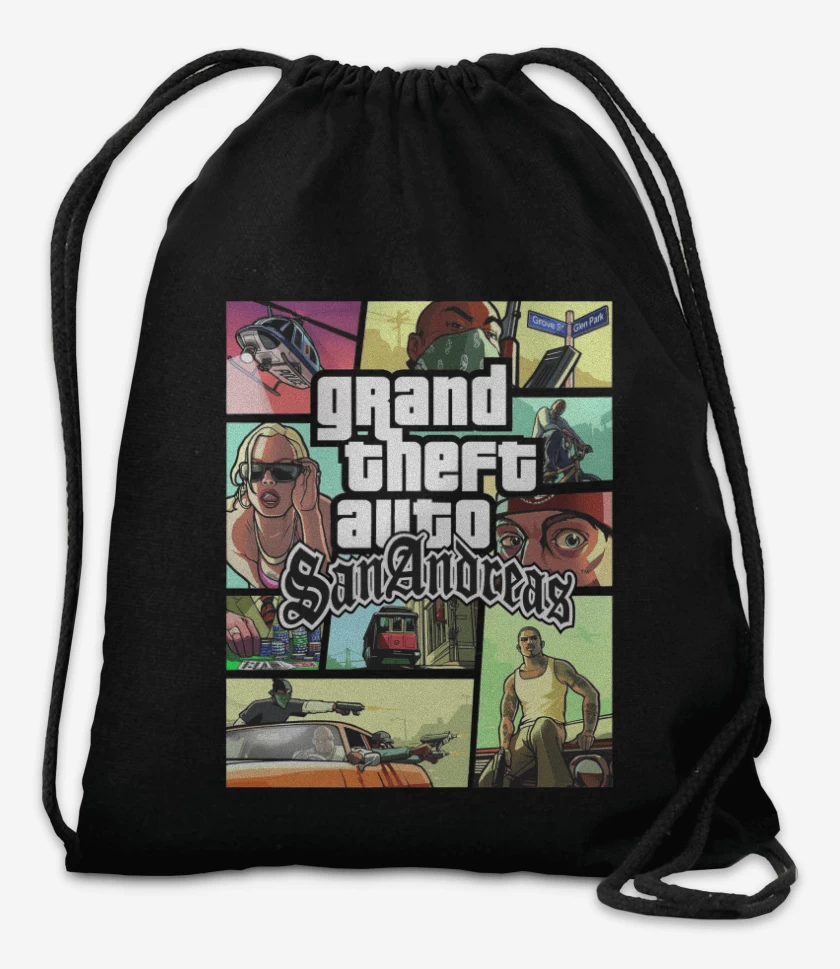 Mochila Negro de GTA San Andreas