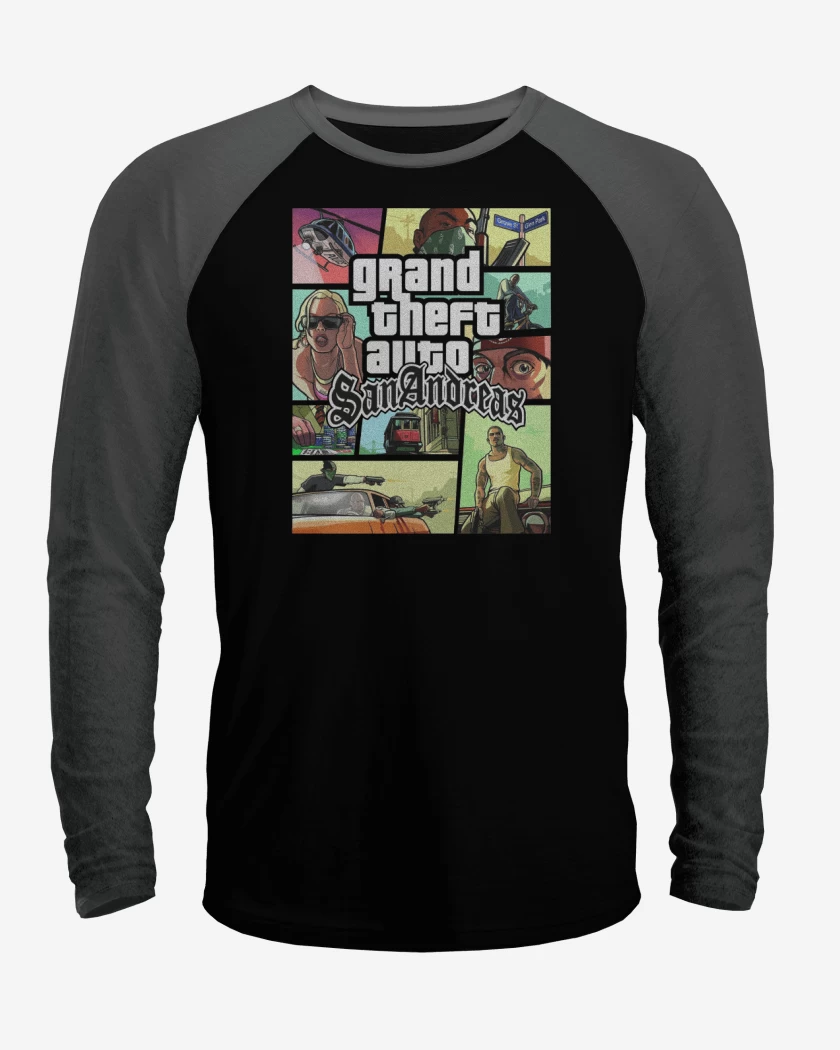 Polera Raglan GTA San Andreas