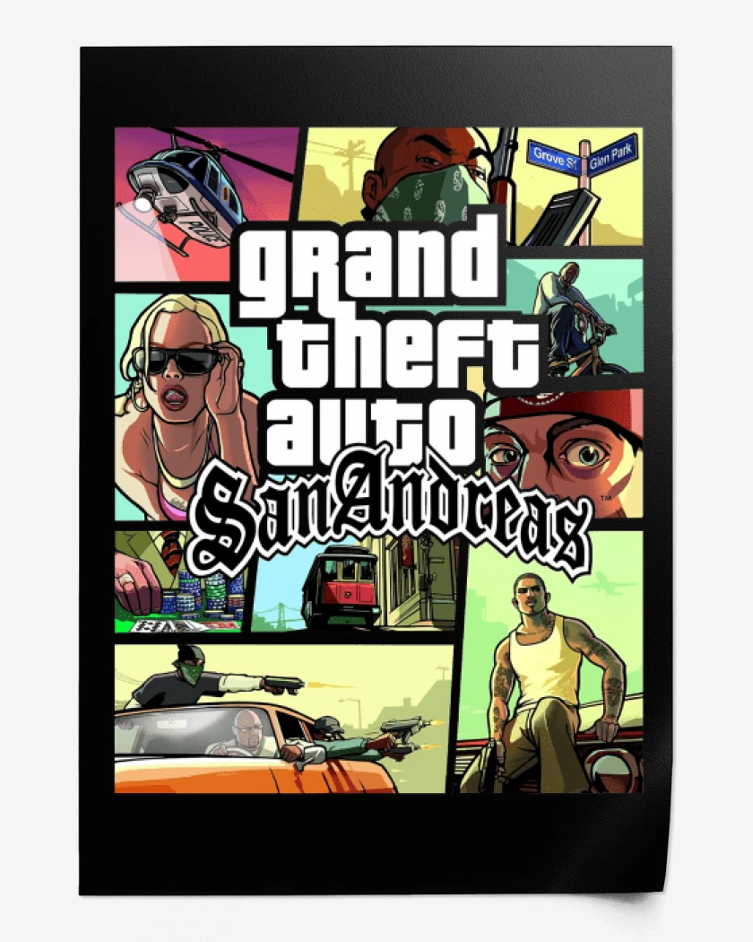 Print GTA San Andreas