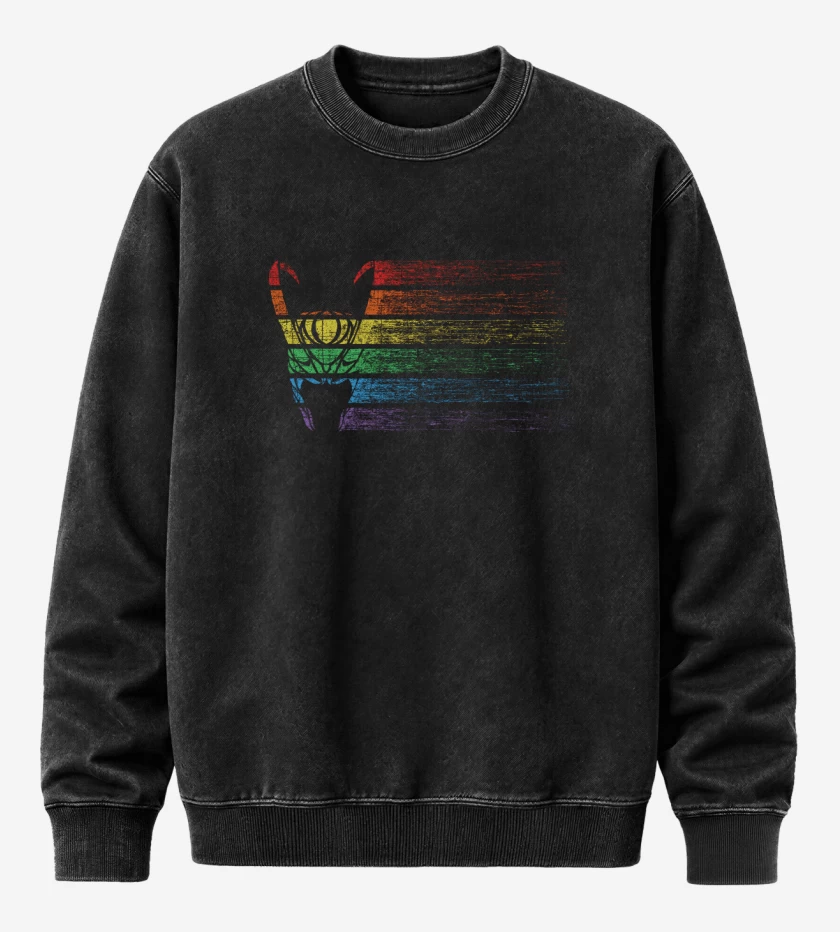 Poleron Polo Acid Wash Negro de Loki colores
