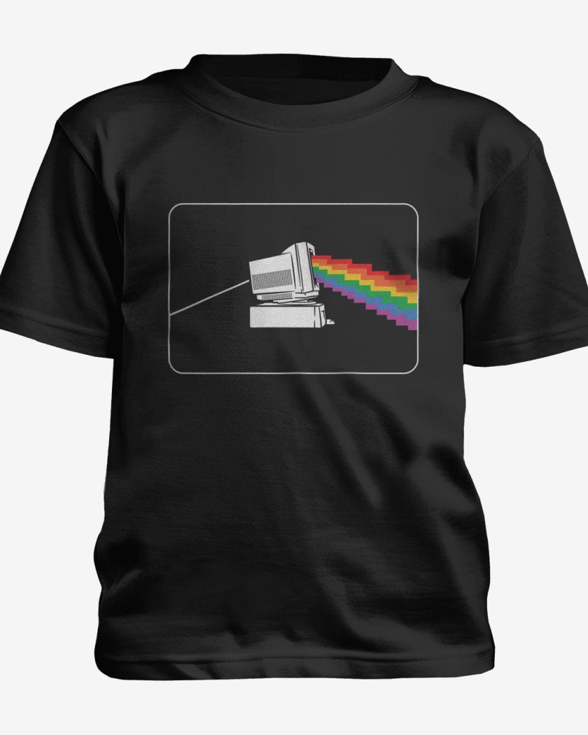 Polera de niño Negro de Pink floyd pc