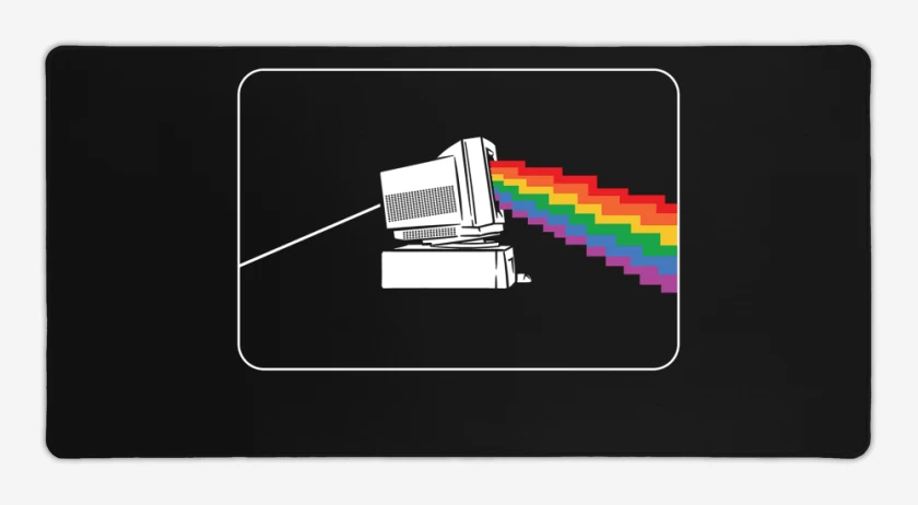 Mouse pad Gamer Negro de Pink floyd pc