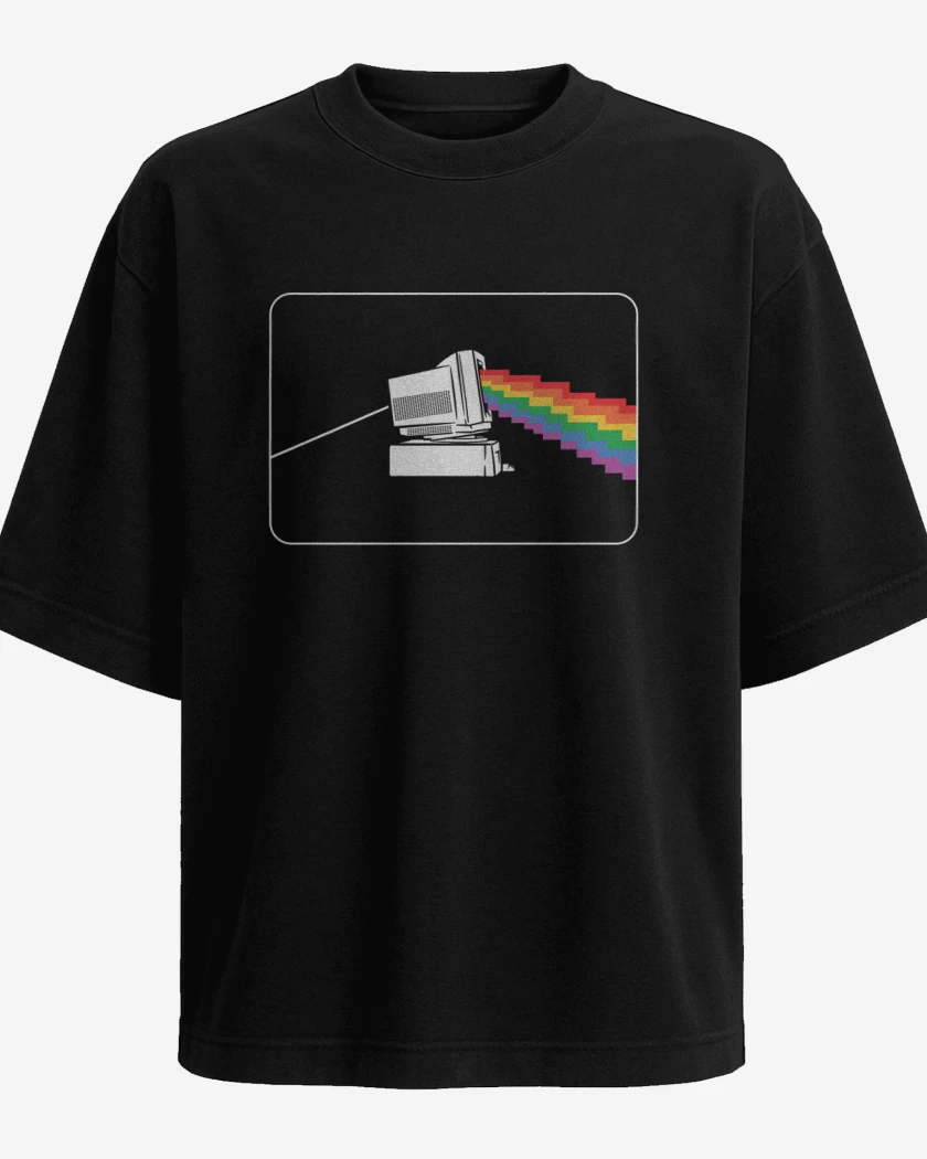 Polera Oversize Pink floyd pc