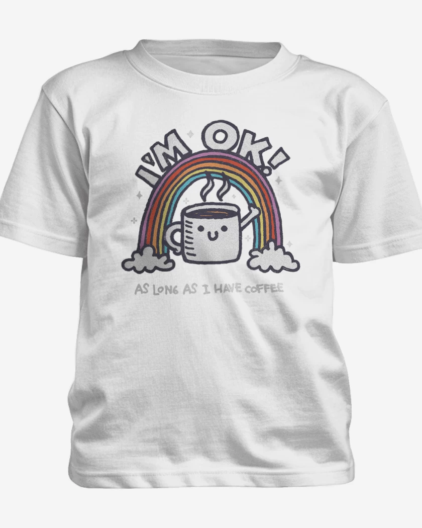 Polera de niño Blanco de im ok coffee
