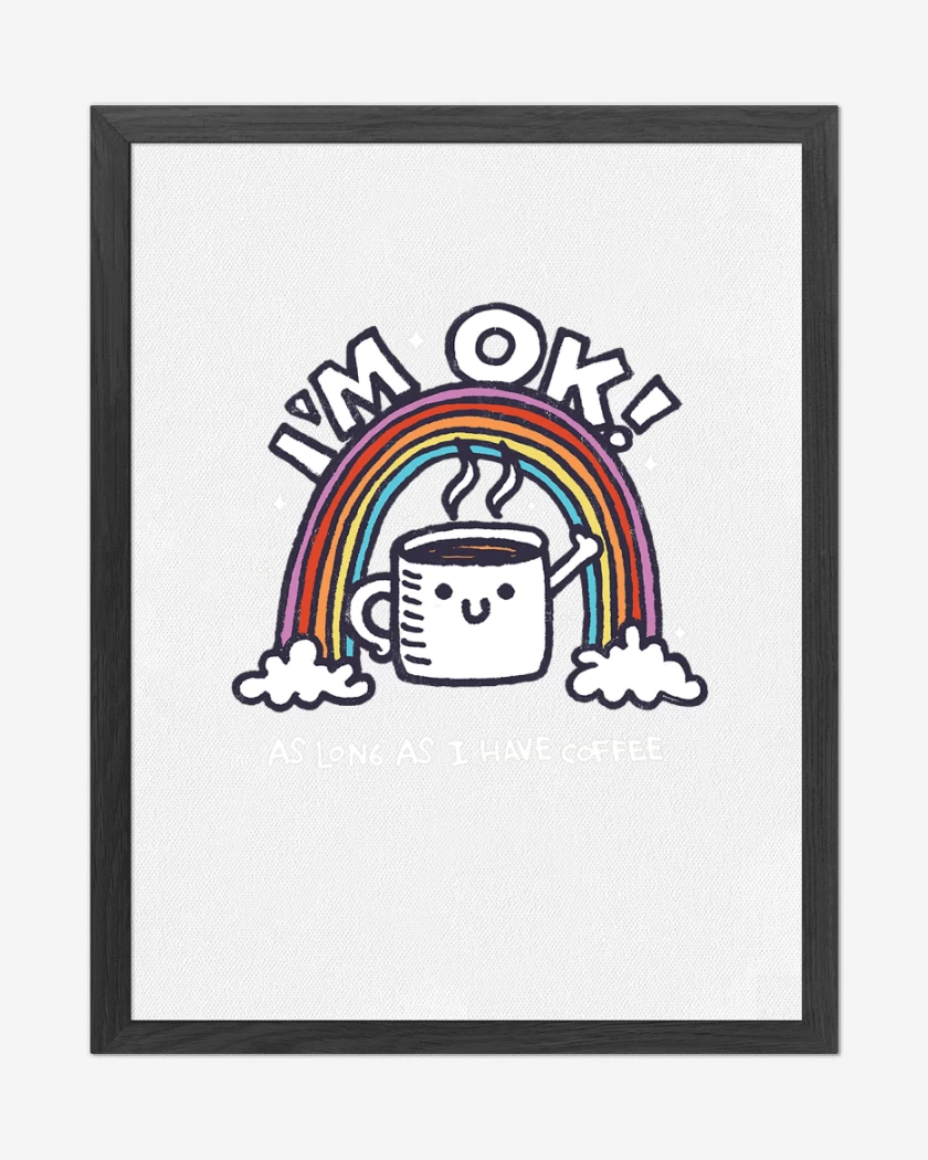 Cuadro decorativo Blanco de im ok coffee