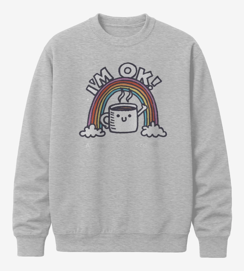 Poleron polo Gris Melange de im ok coffee