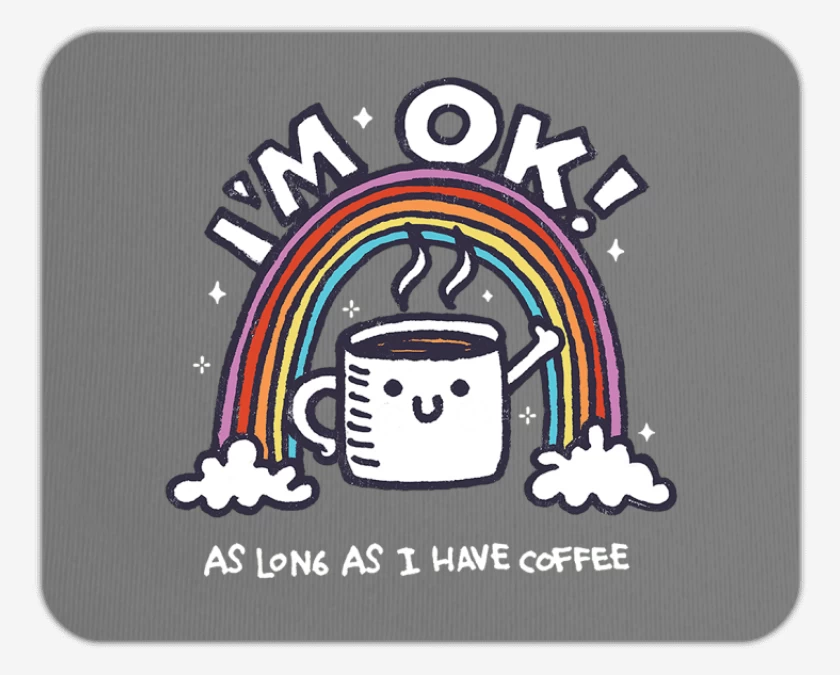 Mousepad Gris Melange de im ok coffee