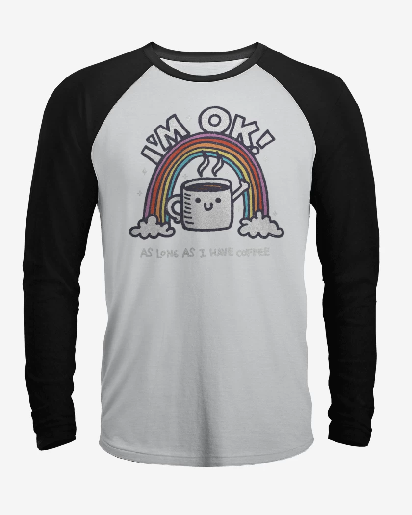 Polera Raglan im ok coffee