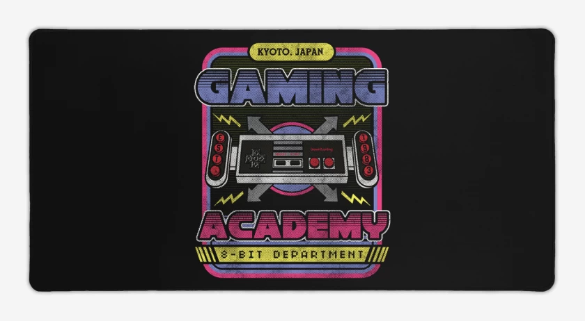 Mouse pad Gamer Negro de Gaming academy
