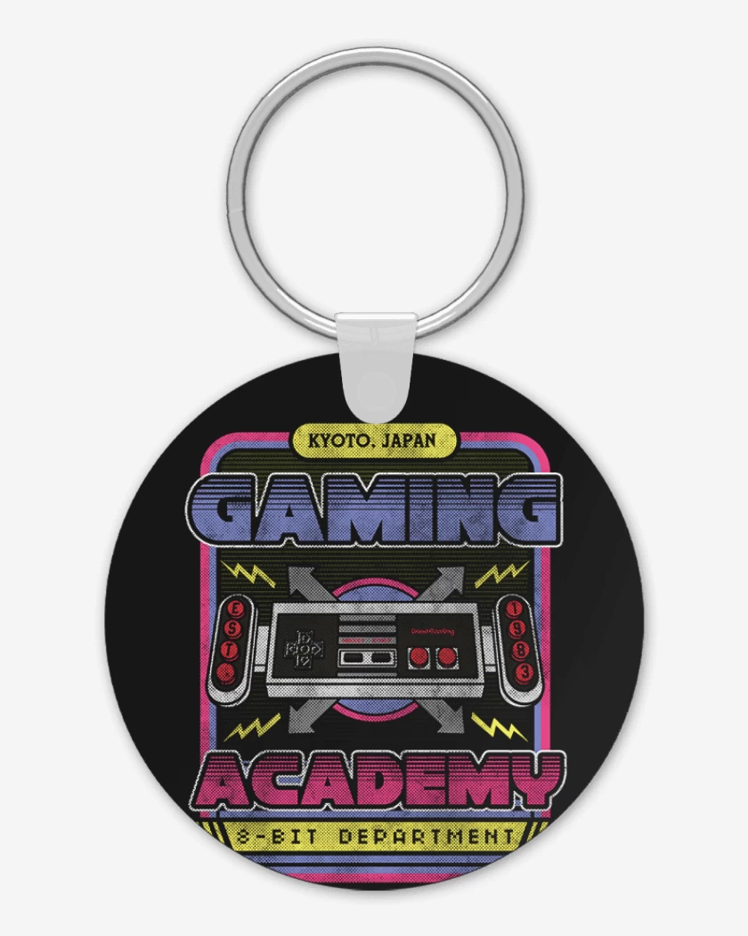 Llavero Negro de Gaming academy
