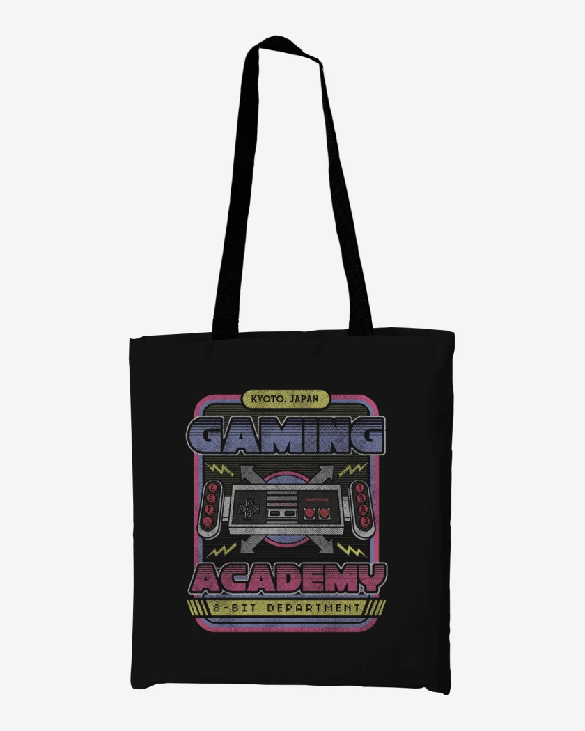 Totebag Negro de Gaming academy