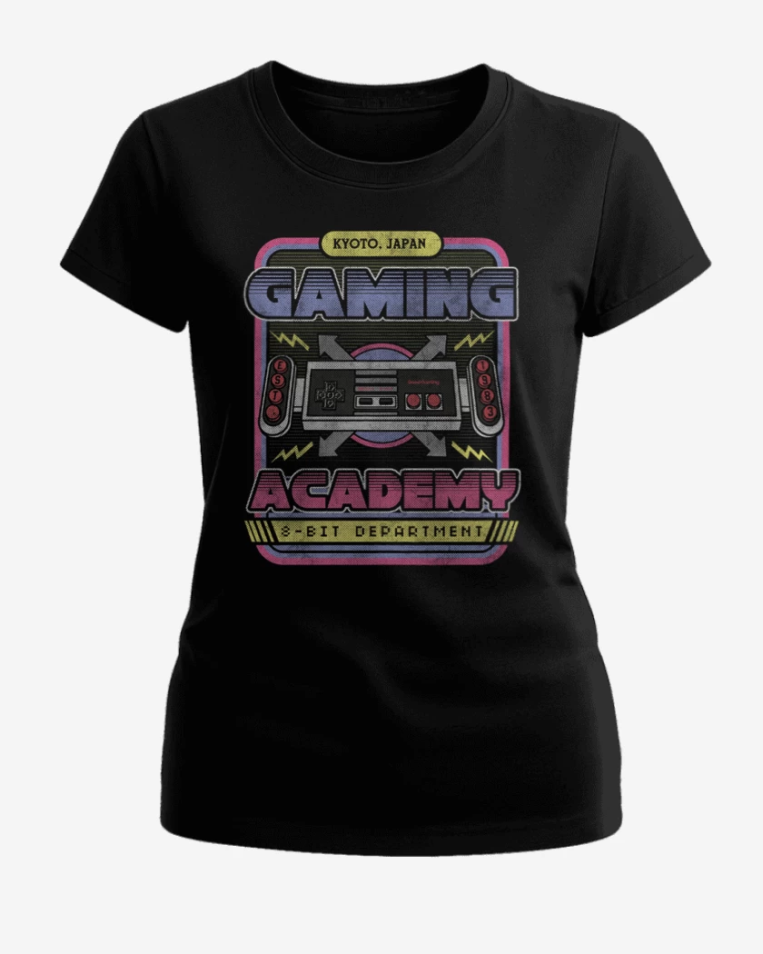 Polera de Mujer Negro de Gaming academy