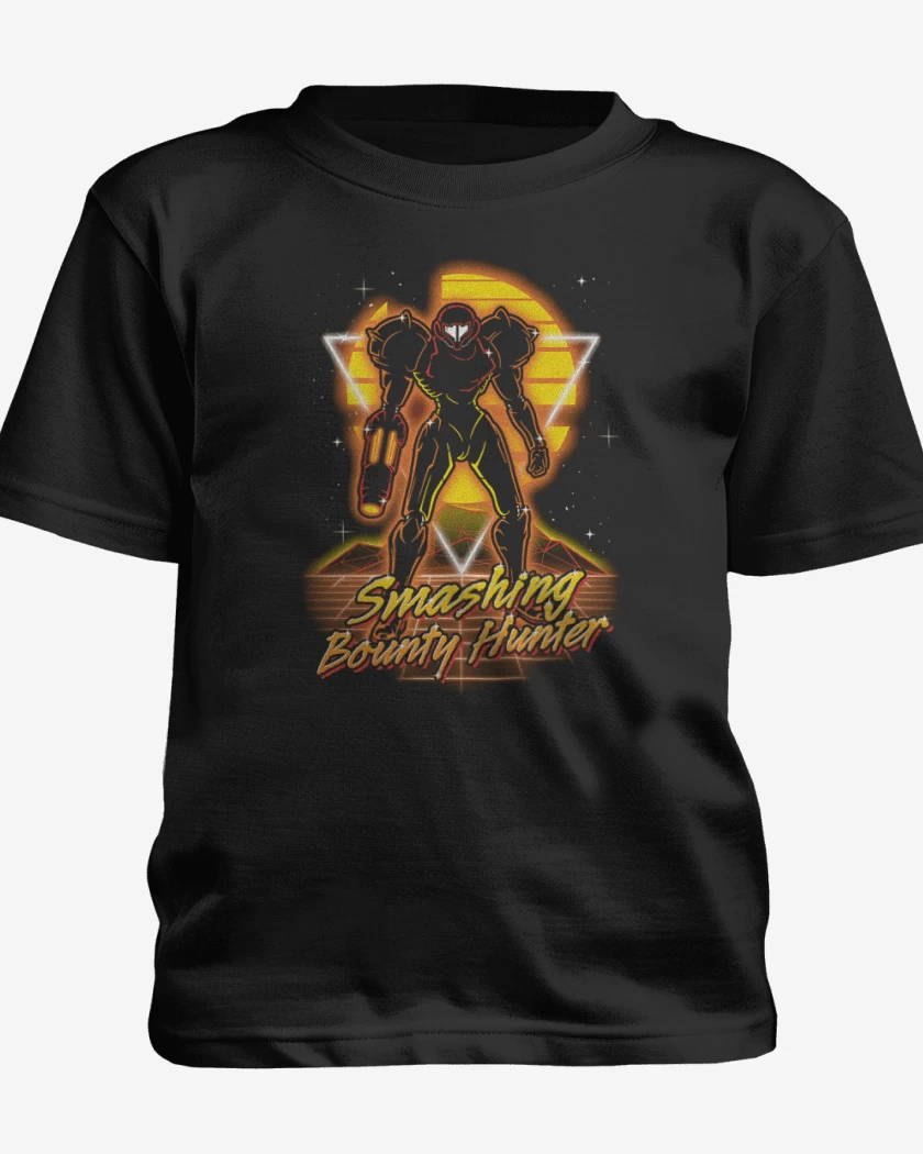Polera de niño Negro de Smashing bounty hunter