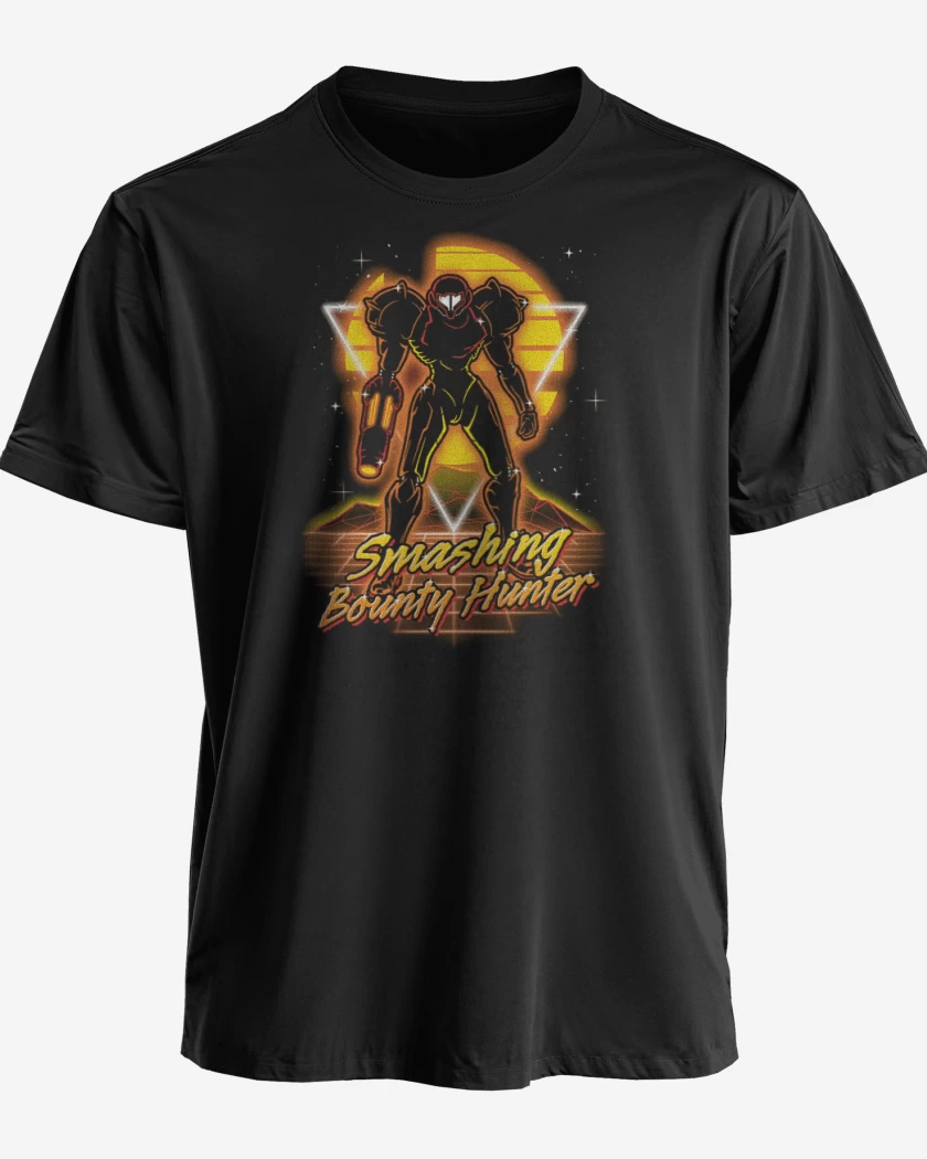 Polera premium Negro de Smashing bounty hunter