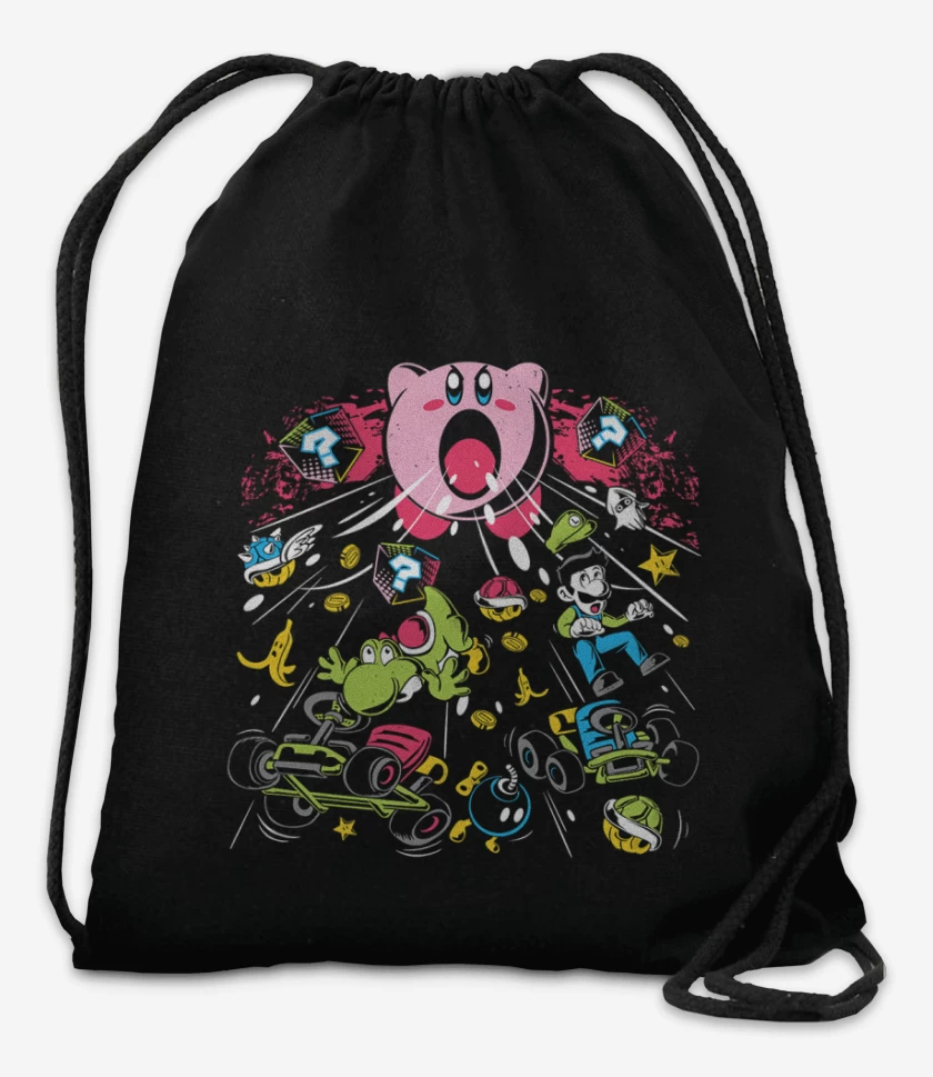 Mochila Negro de Kirby