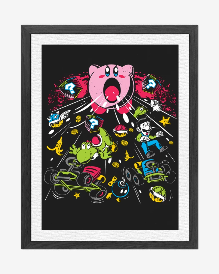 Cuadro decorativo Negro de Kirby