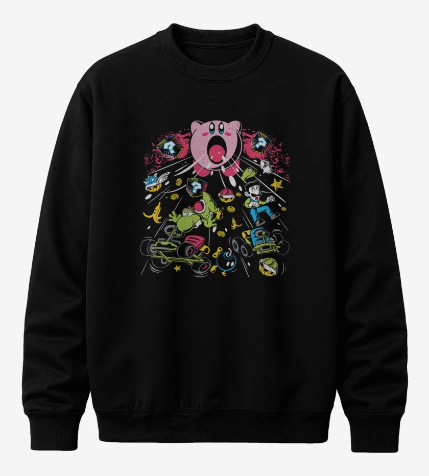 Poleron polo Negro de Kirby