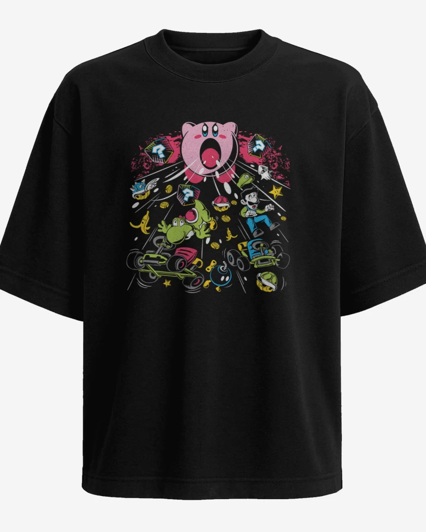 Polera Oversize Negro de Kirby