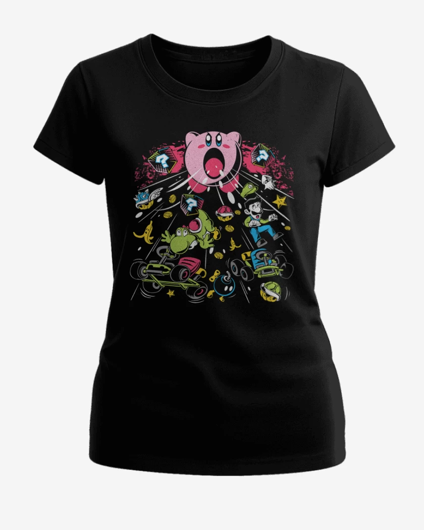 Polera de Mujer Negro de Kirby