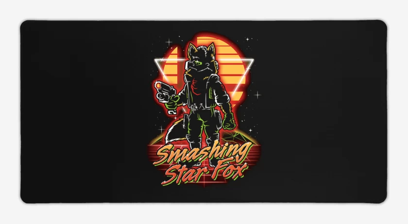 Mouse pad Gamer Negro de Fox
