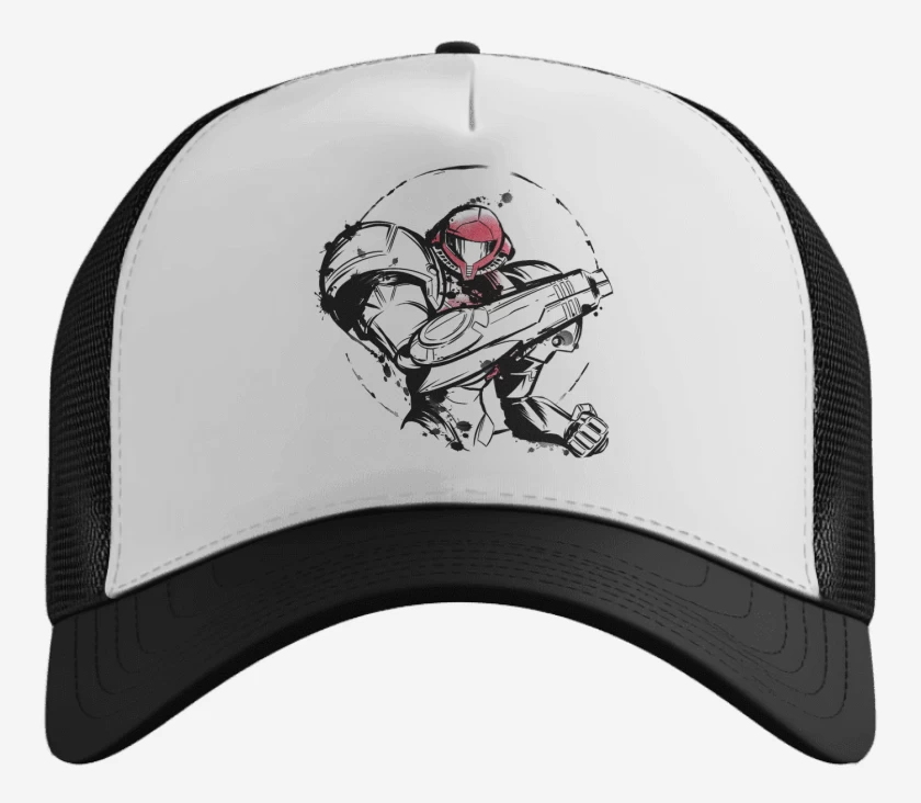 Gorro samus blanco