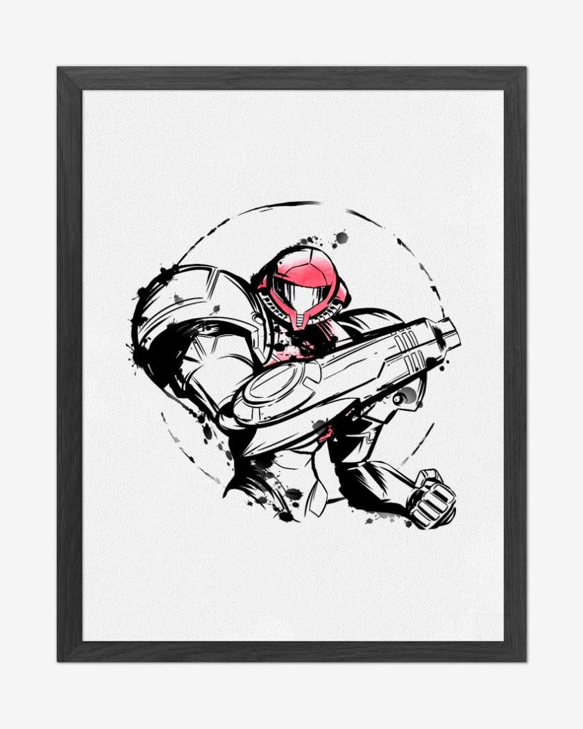 Cuadro decorativo Blanco de samus blanco