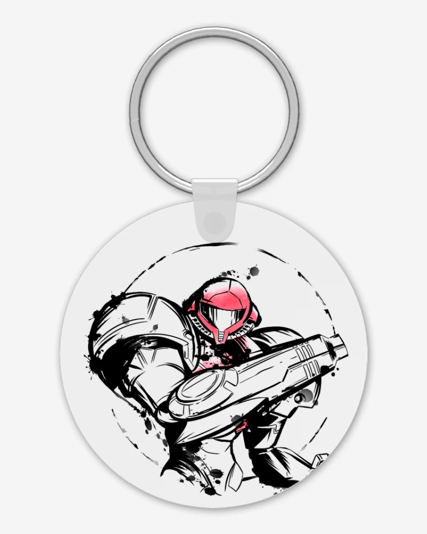 Llavero samus blanco