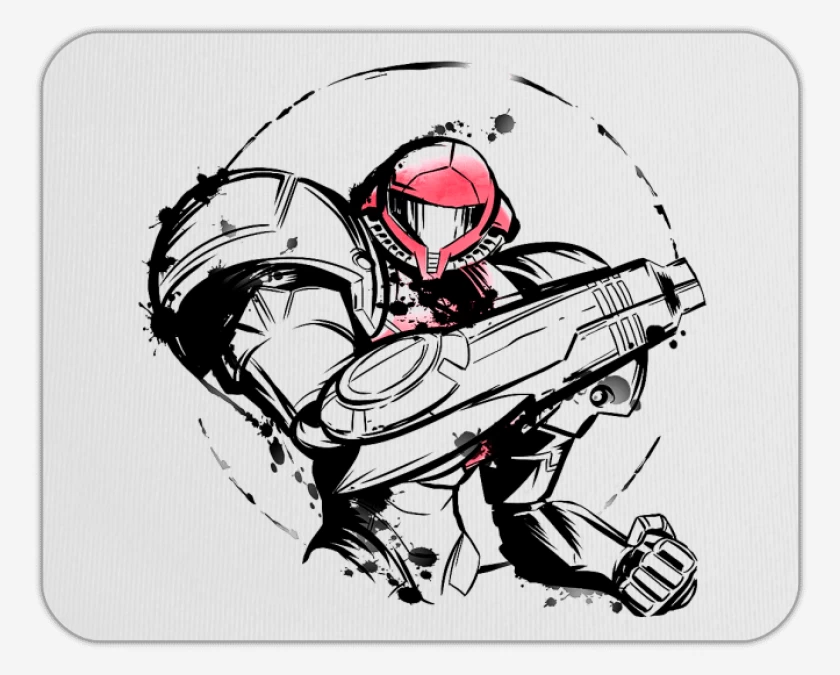 Mousepad samus blanco