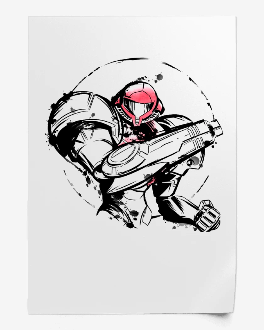 Print samus blanco