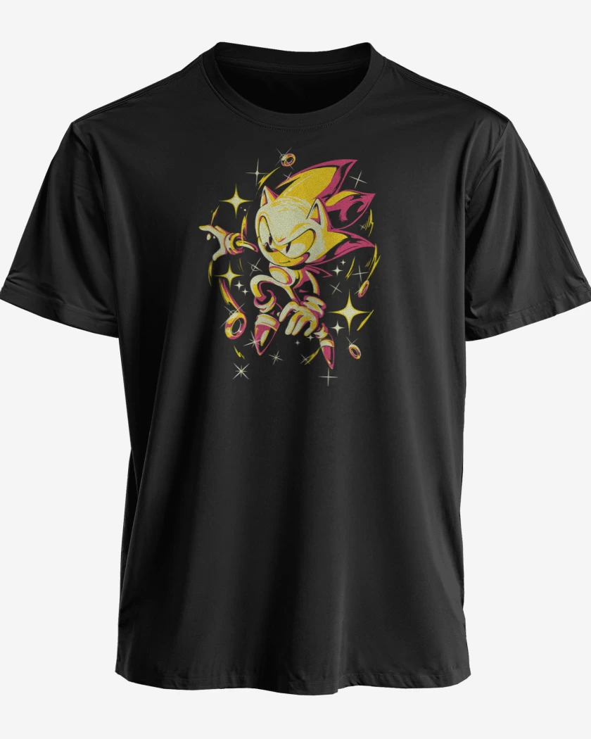 Polera premium Negro de Super sonic