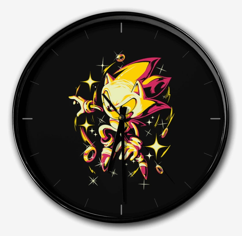 Reloj Negro de Super sonic