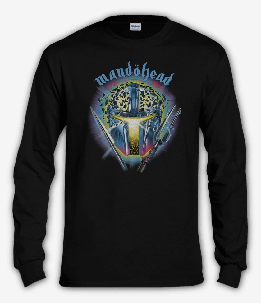 Polera manga larga Negro de Mandohead