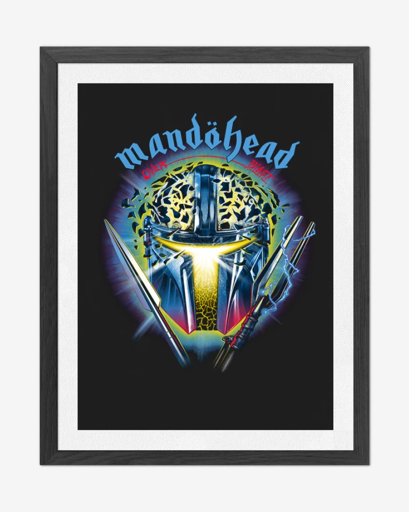 Cuadro decorativo Negro de Mandohead