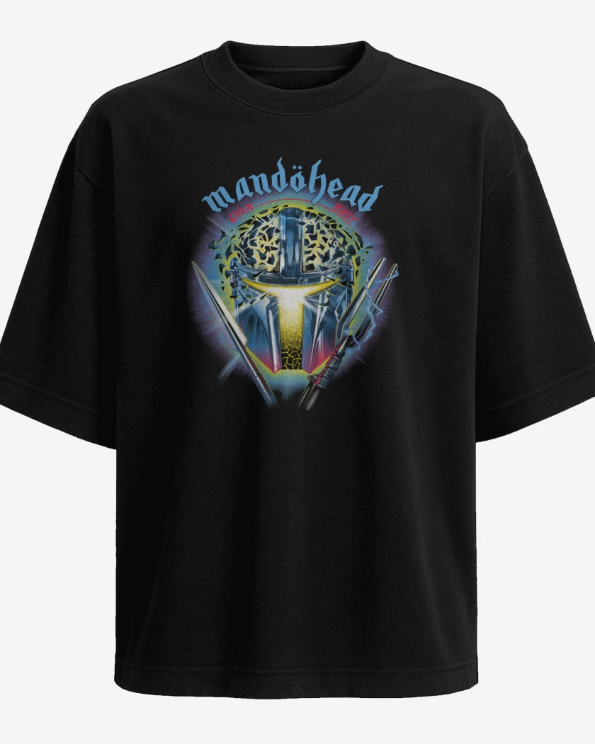 Polera Oversize Negro de Mandohead
