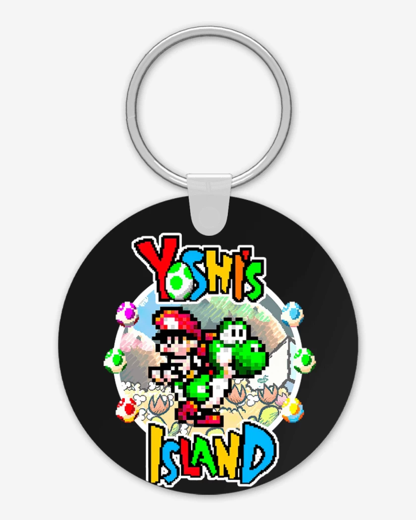 Llavero Negro de Yoshi Island