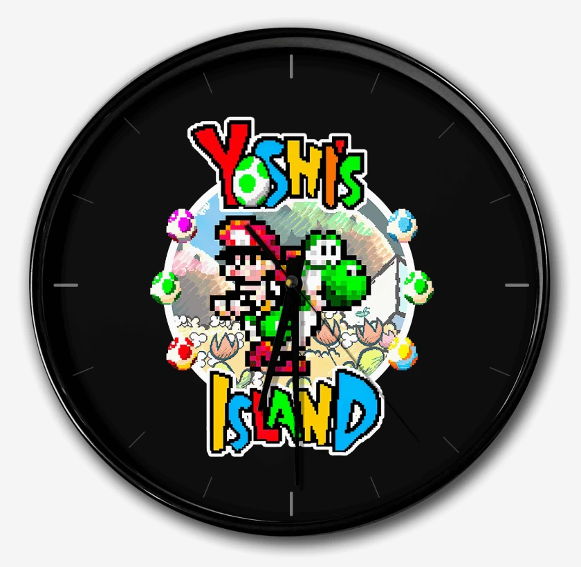 Reloj Negro de Yoshi Island