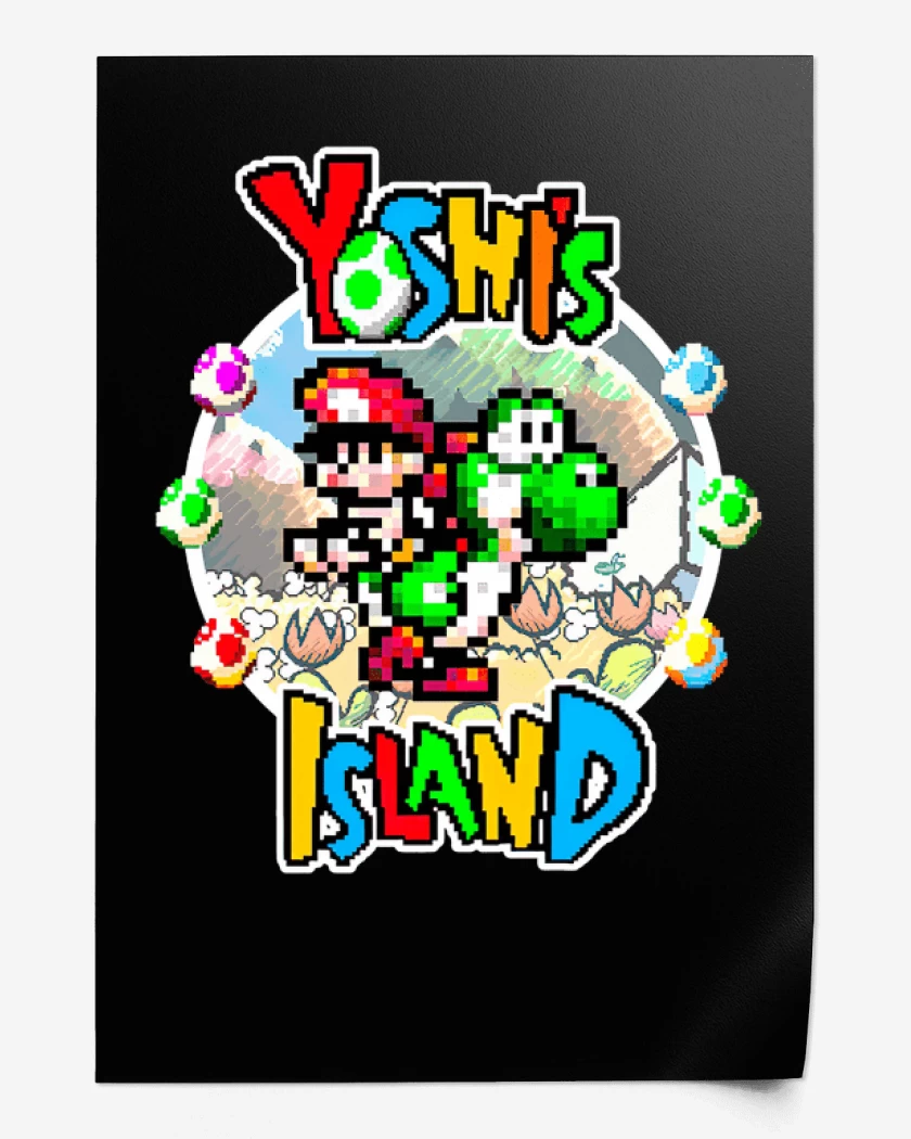 Print Negro de Yoshi Island